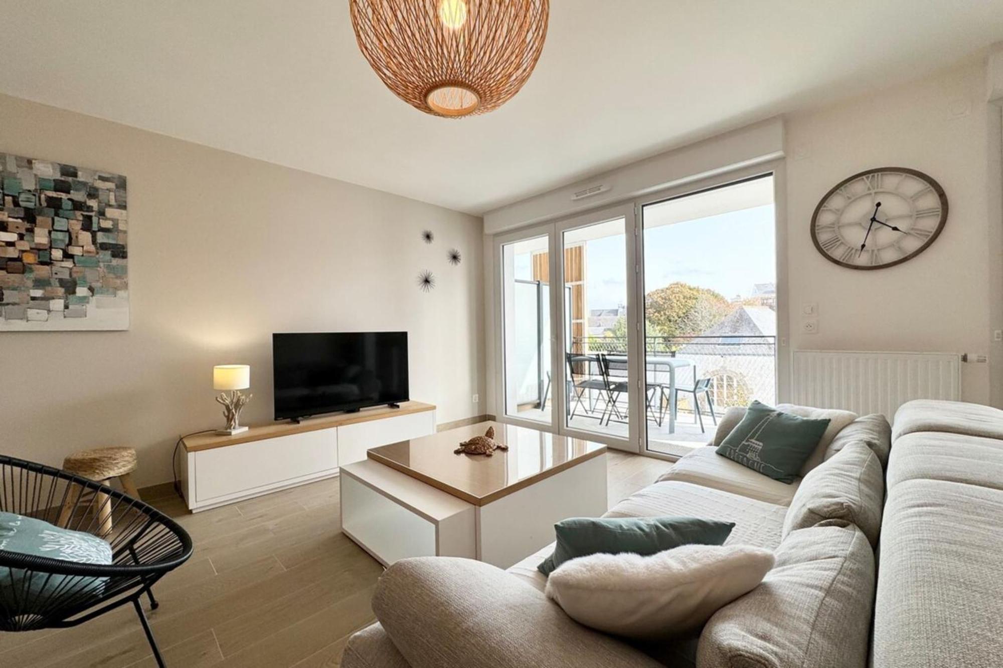 T3 De Standing Plein Bourg - 100M Des Plages Saint-Pierre-Quiberon Exterior foto